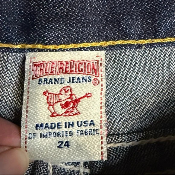 True Religion Cameron Denim western Y2K Made in the USA - Picture 7 of 14